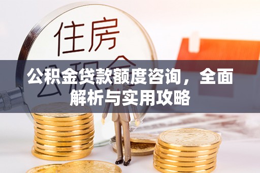 临潭公积金贷款额度咨询，全面解析与实用攻略