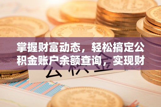 临潭掌握财富动态，轻松搞定公积金账户余额查询，实现财务自由第一步