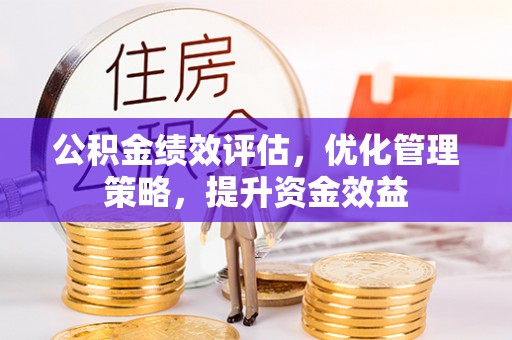 临潭公积金绩效评估，优化管理策略，提升资金效益