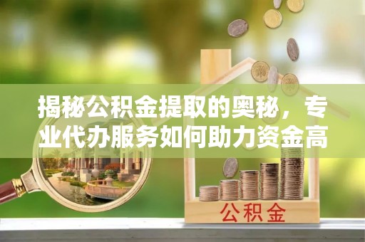 临潭揭秘公积金提取的奥秘，专业代办服务如何助力资金高效管理